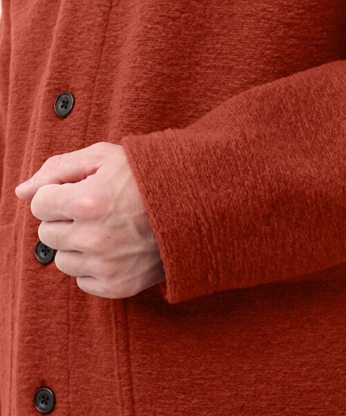 NOLLEY'S goodman(ノーリーズグッドマン)の「SLIVER CARDIGAN スライバー ニット カーディガン(カーディガン/ボレロ・メンズ・チャコールグレー/マスタード/レンガ/ネイビー・S/M/L)」の10枚目の写真