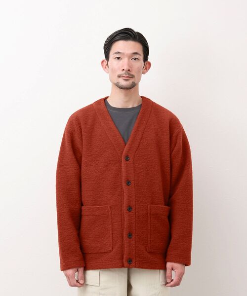 NOLLEY'S goodman(ノーリーズグッドマン)の「SLIVER CARDIGAN スライバー ニット カーディガン(カーディガン/ボレロ・メンズ・チャコールグレー/マスタード/レンガ/ネイビー・S/M/L)」の19枚目の写真