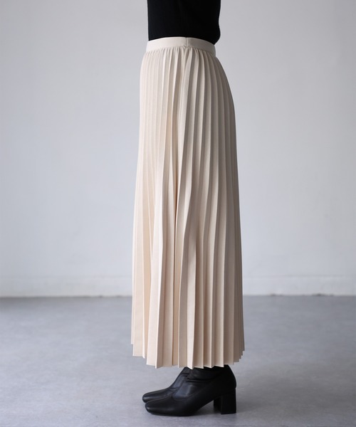 セール】スエードポンチプリーツスカート（スカート）｜Riberry
