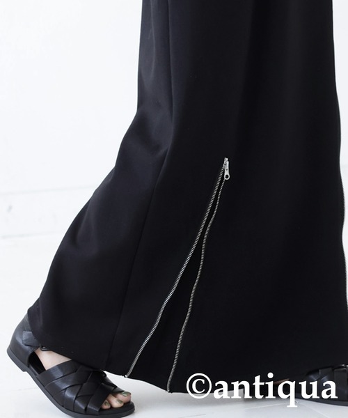 antiqua（アンティカ）の「アシメファスナースカート（スカート・レディース・ブラック/杢グレー・FREE）」の9枚目の写真