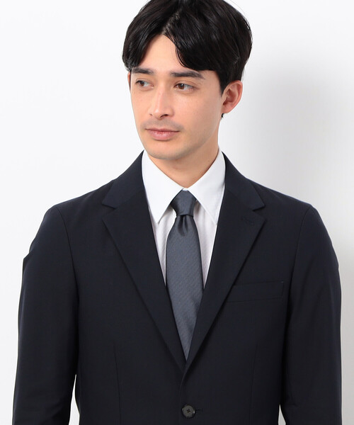 COMME CA ISM(コムサイズム)の「市松柄 ネクタイ(ネクタイ・メンズ・ネイビー/グレー/ブルー・FREE)」の2枚目の写真