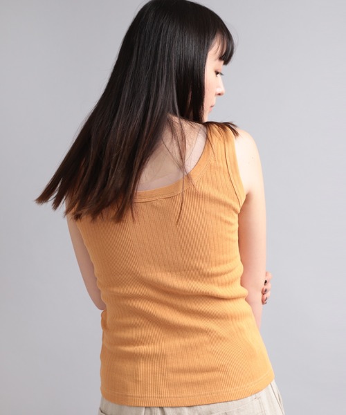 RNA-N(アールエヌエーエヌ)の「M1994 シルクブレンドランダムテレコタンク(タンクトップ・レディース・ブラック/グレー/ライム/シャーベット/キナリ・MEDIUM)」の11枚目の写真