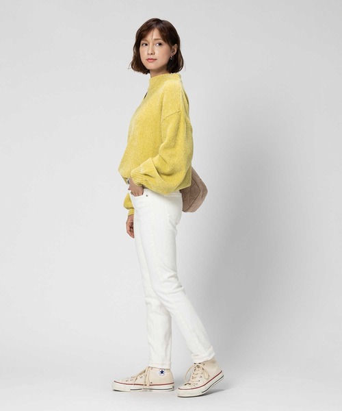 SOMETHING(サムシング)の「【SOMETHING】テーパードストレートパンツ(その他パンツ・レディース・ホワイト・25inch/26inch/27inch/30inch/28inch/29inch)」の14枚目の写真