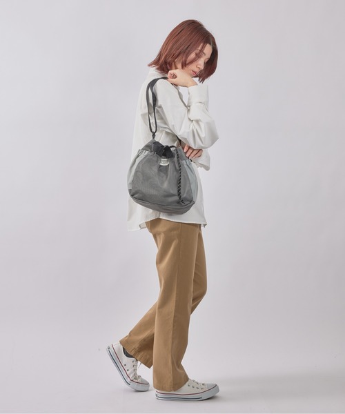 FREDRIK PACKERS(フレドリックパッカーズ)の「【FREDRIK PACKERS】限定別注品!210D MESH BLOOM SHOULDER フレドリックパッカーズ(ショルダーバッグ・レディース・ブラック/ベージュ/チャコールグレー・FREE)」の15枚目の写真