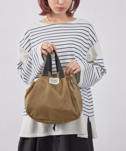 FREDRIK PACKERS(フレドリックパッカーズ)の「【FREDRIK PACKERS】限定別注品!210D MESH BLOOM SHOULDER フレドリックパッカーズ(ショルダーバッグ・レディース・ブラック/ベージュ/チャコールグレー・FREE)」の17枚目の写真