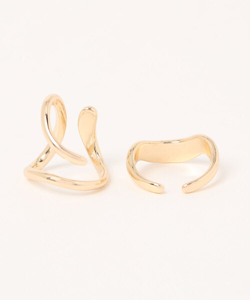 LOWRYS FARM（ローリーズファーム）の「２ＳＥＴリング　187885（リング・レディース・その他1/その他2/その他3/オフホワイト/イエロー系その他・FREE）」の8枚目の写真