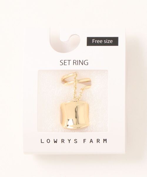 LOWRYS FARM（ローリーズファーム）の「２ＳＥＴリング　187885（リング・レディース・その他1/その他2/その他3/オフホワイト/イエロー系その他・FREE）」の9枚目の写真
