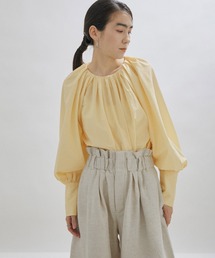 SALON adam et rope' | バックオープンタックギャザーブラウス(シャツ/ブラウス)