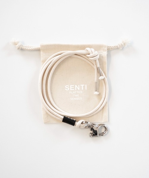 Senti(センティ)の「MULTI CORD(ネックレス・メンズ・アイボリー/ブラック・FREE)」の15枚目の写真