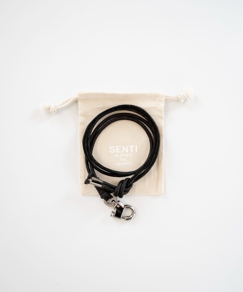 Senti(センティ)の「MULTI CORD(ネックレス・メンズ・アイボリー/ブラック・FREE)」の17枚目の写真