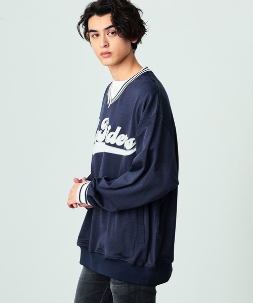 Lee（リー）の「Vネック　スポーツプルオーバー（その他トップス・メンズ・グリーン/レッド/ネイビー/ブラック・LARGE/SMALL/X-LARGE/MEDIUM）」の4枚目の写真