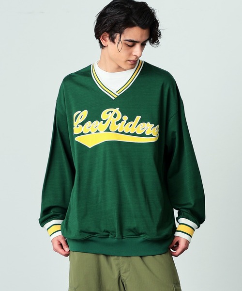 Lee（リー）の「Vネック　スポーツプルオーバー（その他トップス・メンズ・グリーン/レッド/ネイビー/ブラック・LARGE/SMALL/X-LARGE/MEDIUM）」の3枚目の写真