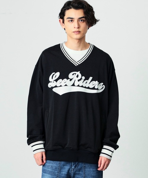 Lee（リー）の「Vネック　スポーツプルオーバー（その他トップス・メンズ・グリーン/レッド/ネイビー/ブラック・LARGE/SMALL/X-LARGE/MEDIUM）」の2枚目の写真