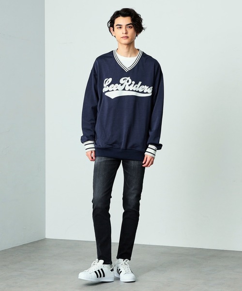 Lee（リー）の「Vネック　スポーツプルオーバー（その他トップス・メンズ・グリーン/レッド/ネイビー/ブラック・LARGE/SMALL/X-LARGE/MEDIUM）」の13枚目の写真