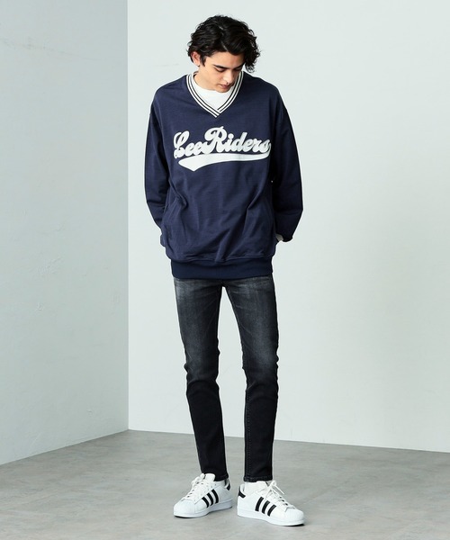Lee（リー）の「Vネック　スポーツプルオーバー（その他トップス・メンズ・グリーン/レッド/ネイビー/ブラック・LARGE/SMALL/X-LARGE/MEDIUM）」の14枚目の写真