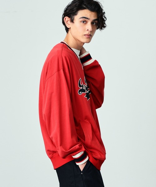 Lee（リー）の「Vネック　スポーツプルオーバー（その他トップス・メンズ・グリーン/レッド/ネイビー/ブラック・LARGE/SMALL/X-LARGE/MEDIUM）」の18枚目の写真