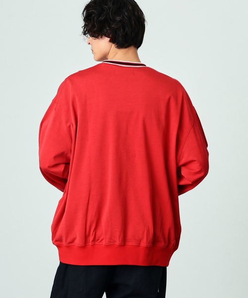 Lee（リー）の「Vネック　スポーツプルオーバー（その他トップス・メンズ・グリーン/レッド/ネイビー/ブラック・LARGE/SMALL/X-LARGE/MEDIUM）」の19枚目の写真