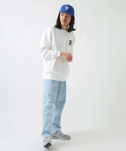 URBAN RESEARCH Sonny Label（アーバンリサーチサニーレーベル）の「『別注』ELY×Sonny Label　イージーストレートパンツ（デニムパンツ・メンズ・ライトインディゴブルー/ワンウォッシュ・MEDIUM/LARGE）」の7枚目の写真