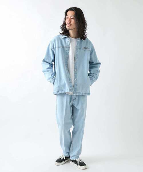 URBAN RESEARCH Sonny Label（アーバンリサーチサニーレーベル）の「『別注』ELY×Sonny Label　イージーストレートパンツ（デニムパンツ・メンズ・ライトインディゴブルー/ワンウォッシュ・MEDIUM/LARGE）」の8枚目の写真