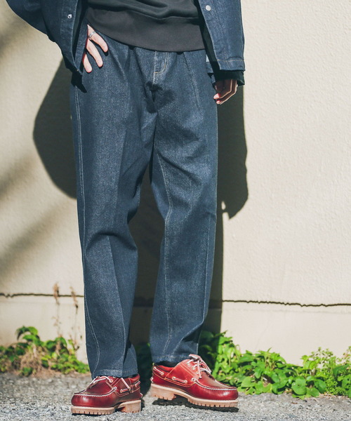 URBAN RESEARCH Sonny Label（アーバンリサーチサニーレーベル）の「『別注』ELY×Sonny Label　イージーストレートパンツ（デニムパンツ・メンズ・ライトインディゴブルー/ワンウォッシュ・MEDIUM/LARGE）」の10枚目の写真