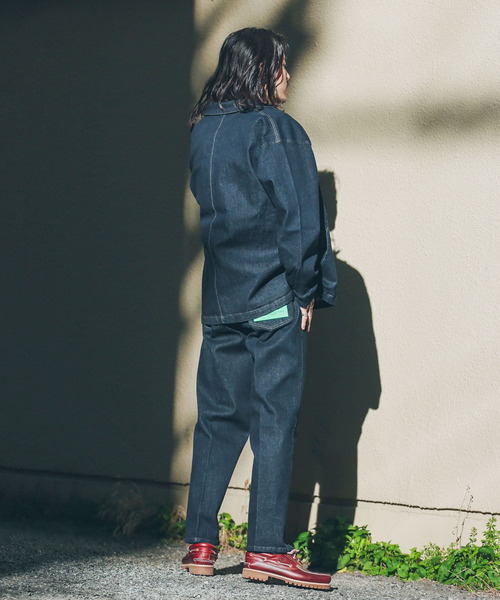 URBAN RESEARCH Sonny Label（アーバンリサーチサニーレーベル）の「『別注』ELY×Sonny Label　イージーストレートパンツ（デニムパンツ・メンズ・ライトインディゴブルー/ワンウォッシュ・MEDIUM/LARGE）」の13枚目の写真