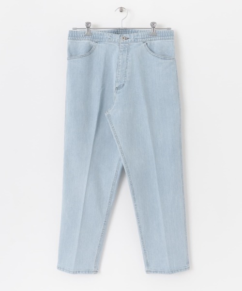 URBAN RESEARCH Sonny Label（アーバンリサーチサニーレーベル）の「『別注』ELY×Sonny Label　イージーストレートパンツ（デニムパンツ・メンズ・ライトインディゴブルー/ワンウォッシュ・MEDIUM/LARGE）」の15枚目の写真