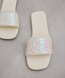 ADAM ET ROPE' | スパンコールフラット(サンダル)