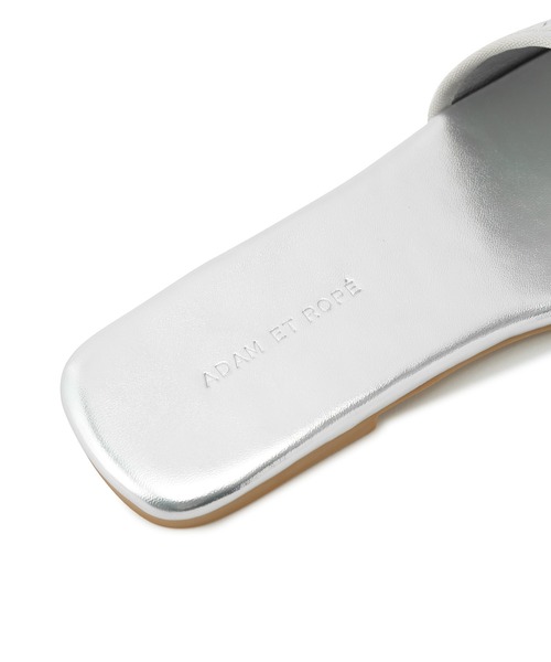 ADAM ET ROPE'（アダムエロペ）の「スパンコールフラット（サンダル・レディース・オフホワイト/シルバー・36/37/38）」の12枚目の写真