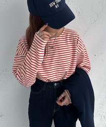 apres jour mignon | ボーダーロンT【ZOZOTOWN限定アイテム】(Tシャツ/カットソー)