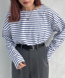 apres jour mignon | ボーダーロンT【ZOZOTOWN限定アイテム】(Tシャツ/カットソー)