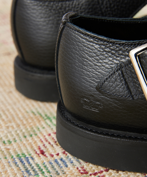 SANDERS（サンダース）の「SANDERS×JOURNAL STANDARD / サンダース 別注 MILITARY SANDAL（ドレスシューズ・メンズ・ブラック・60/65/70/75/80）」の4枚目の写真