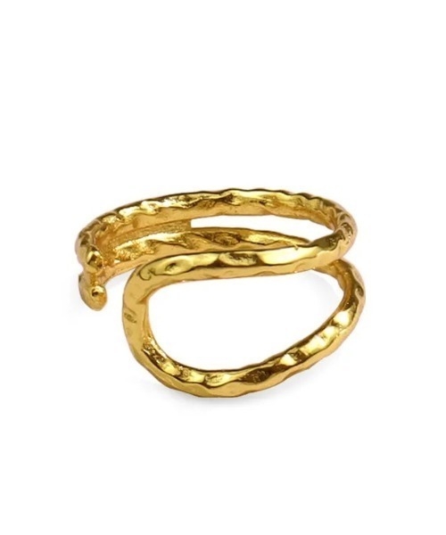 MAISON BREEZE（メゾンブリーズ）の「【MAISON BREEZE】ニュアンスラインリング 調整可能 KNF（リング・レディース・シルバー/ゴールド・FREE）」の4枚目の写真