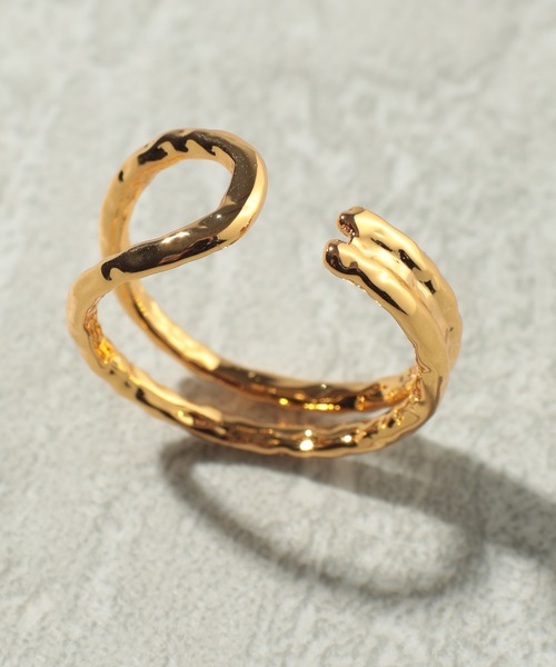 MAISON BREEZE（メゾンブリーズ）の「【MAISON BREEZE】ニュアンスラインリング 調整可能 KNF（リング・レディース・シルバー/ゴールド・FREE）」の7枚目の写真