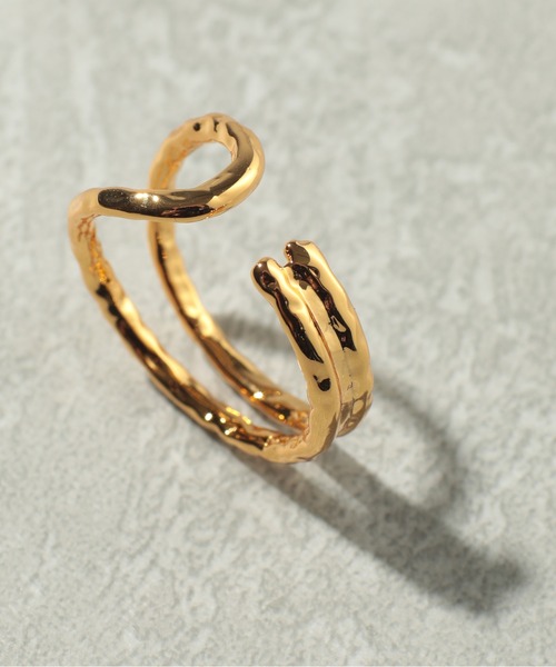 MAISON BREEZE（メゾンブリーズ）の「【MAISON BREEZE】ニュアンスラインリング 調整可能 KNF（リング・レディース・シルバー/ゴールド・FREE）」の8枚目の写真