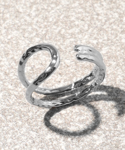 MAISON BREEZE（メゾンブリーズ）の「【MAISON BREEZE】ニュアンスラインリング 調整可能 KNF（リング・レディース・シルバー/ゴールド・FREE）」の6枚目の写真