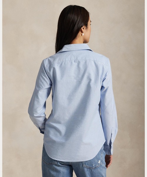 POLO RALPH LAUREN（ポロ ラルフ ローレン）の「クラシック フィット オックスフォード シャツ（シャツ/ブラウス・レディース・ブルー・12/6/4/0/10/2/8/14）」の6枚目の写真