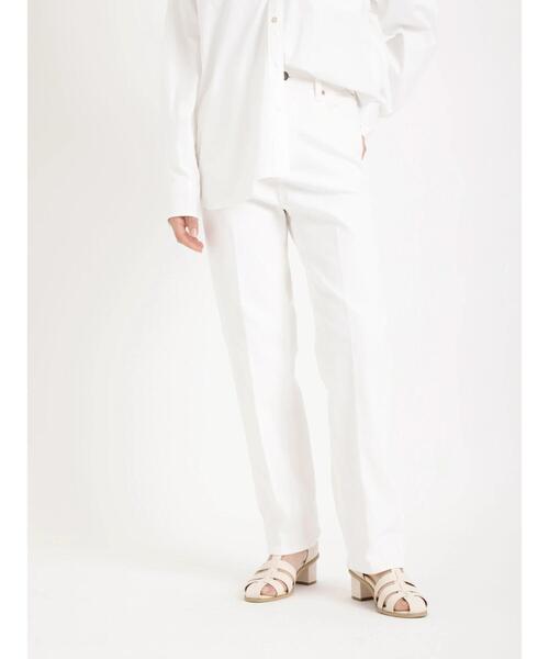 Te chichi（テチチ）の「ホワイトデニム（デニムパンツ・レディース・オフホワイト・MEDIUM/SMALL）」の2枚目の写真