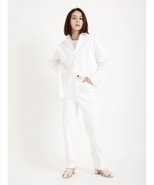 Te chichi（テチチ）の「ホワイトデニム（デニムパンツ・レディース・オフホワイト・MEDIUM/SMALL）」の4枚目の写真