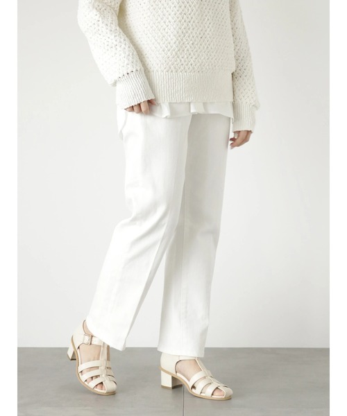 Te chichi（テチチ）の「ホワイトデニム（デニムパンツ・レディース・オフホワイト・MEDIUM/SMALL）」の13枚目の写真