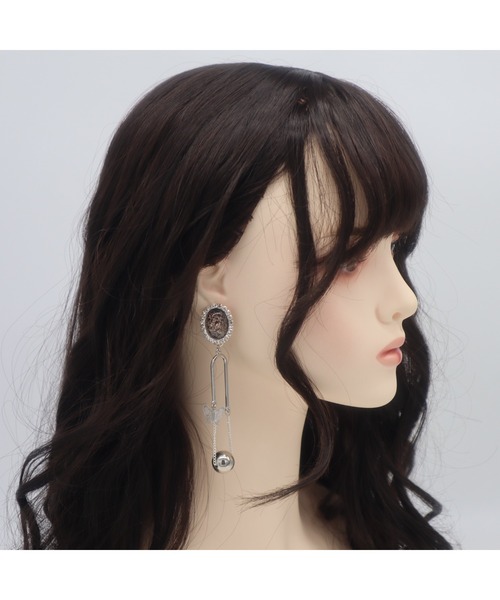 tone(トーン)の「【88eighty-eight】ラウンドロングシルバーピアス(MA)(ピアス(両耳用)・レディース・シルバー・FREE)」の6枚目の写真