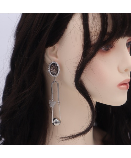 tone(トーン)の「【88eighty-eight】ラウンドロングシルバーピアス(MA)(ピアス(両耳用)・レディース・シルバー・FREE)」の7枚目の写真