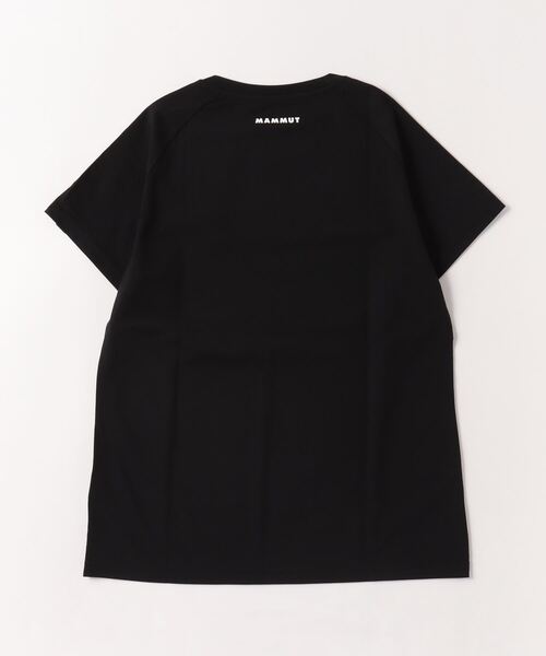 Mammut（マムート）の「QD ロゴ プリント Tシャツ AF ウィメン / QD Logo Print T-Shirt AF Women / 速乾 / スモールロゴ（Tシャツ/カットソー・レディース・ブラック/ホワイト・LARGE/SMALL/MEDIUM）」の4枚目の写真