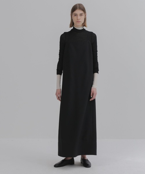 UNDECORATED（アンデコレイテッド）の「UNDECORATED アンデコレイテッド / Cotton Sheer Top コットンシアートップス ハイネックカットソー / UDF23104（Tシャツ/カットソー・レディース・ブラック/グリーン/ブラウン/レッド・0）」の7枚目の写真