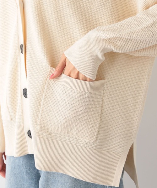 GLOBAL WORK（グローバルワーク）の「トリプルイージーVネックカーディガン/177856（カーディガン/ボレロ・レディース・ライトグレー/ピンク系その他3/マスタード/グリーン系その他3/ブラック/オフホワイト・LARGE/MEDIUM）」の18枚目の写真