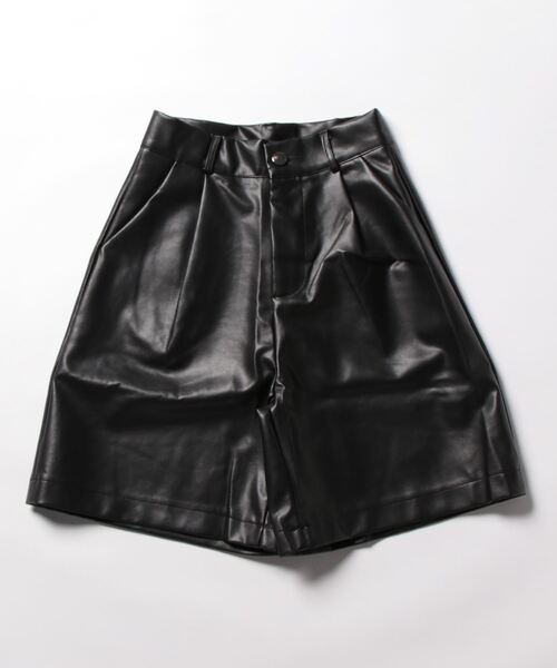 urge:(アージコロン )の「【URGE:】合成皮革 ハイウエスト ハーフパンツ(その他パンツ・レディース・ブラック/ベージュ・MEDIUM/X-LARGE/SMALL/LARGE)」の12枚目の写真