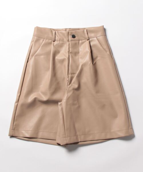 urge:(アージコロン )の「【URGE:】合成皮革 ハイウエスト ハーフパンツ(その他パンツ・レディース・ブラック/ベージュ・MEDIUM/X-LARGE/SMALL/LARGE)」の13枚目の写真