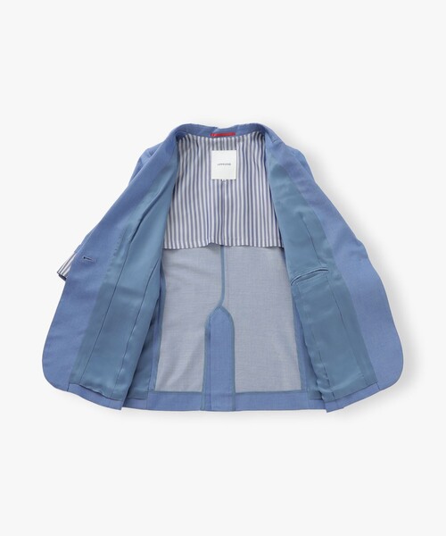 LOVELESS（ラブレス）の「ハーフスリーブシングルジャケット（テーラードジャケット・レディース・ブルー/ベージュ系その他・34/36）」の11枚目の写真