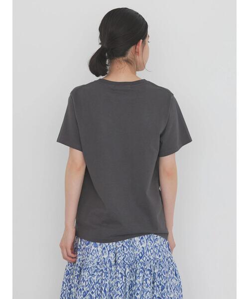 AMERICAN HOLIC（アメリカンホリック）の「アソートロゴカット半袖プルオーバー（Tシャツ/カットソー・レディース・イエロー/オフホワイト/カーキ/チャコールグレー・L/M）」の10枚目の写真