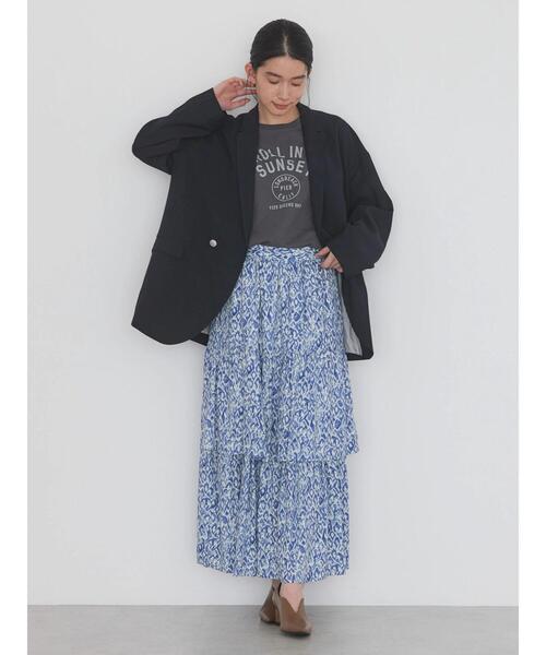 AMERICAN HOLIC（アメリカンホリック）の「アソートロゴカット半袖プルオーバー（Tシャツ/カットソー・レディース・イエロー/オフホワイト/カーキ/チャコールグレー・L/M）」の8枚目の写真