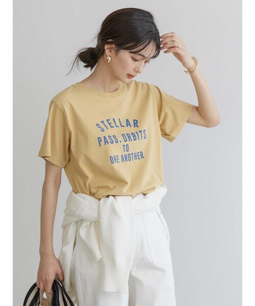 AMERICAN HOLIC（アメリカンホリック）の「アソートロゴカット半袖プルオーバー（Tシャツ/カットソー・レディース・イエロー/オフホワイト/カーキ/チャコールグレー・L/M）」の20枚目の写真